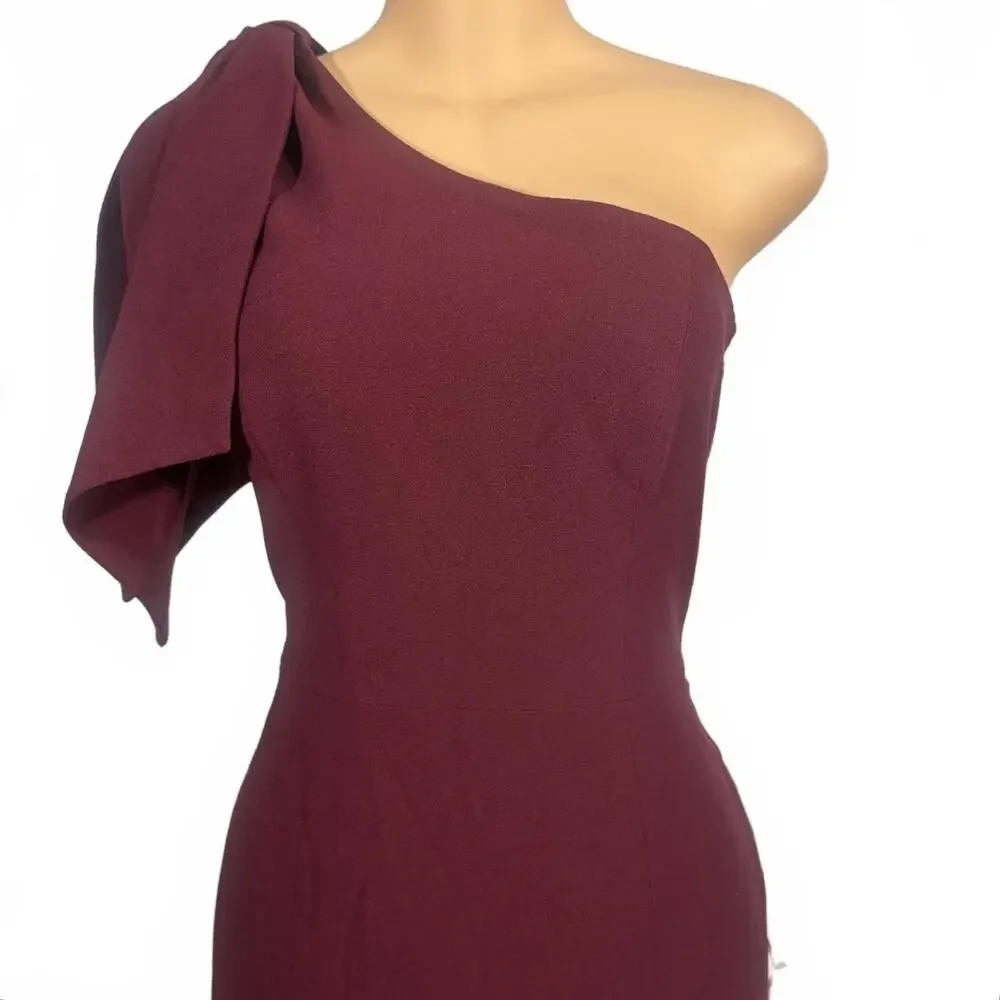 Dress the Population stunning burgundy